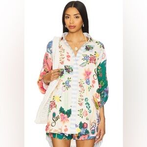 NWT Agua Bendita Chrissy 1 Citrus in Multicolor